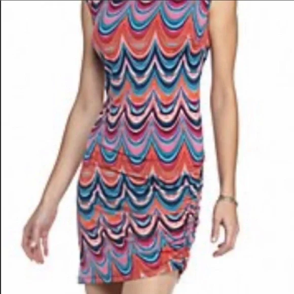 Trina Trina Turk jersey dress with ruching - Picture 5 of 7